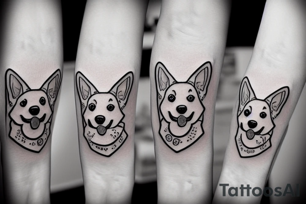 corgi tattoo idea