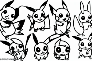 Pikachu tattoo idea