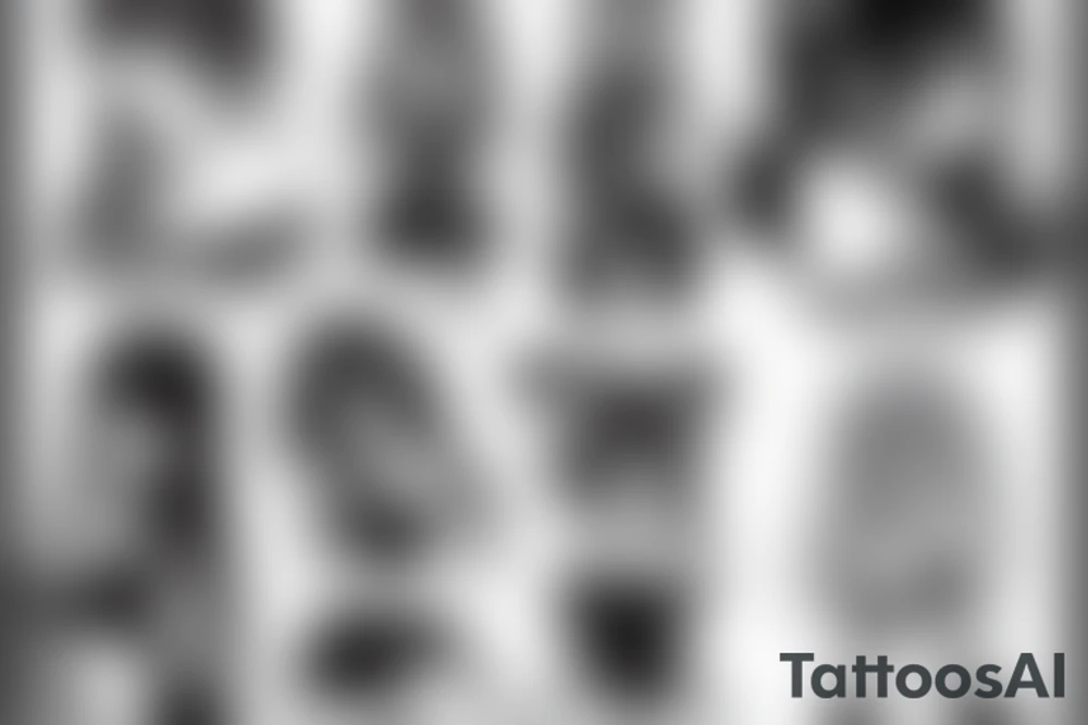 big titty goth girl anime tattoo idea