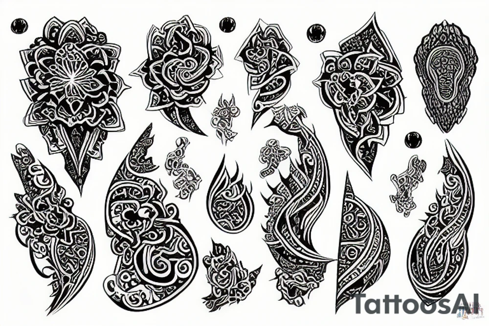 tatoo ai designing itself fractal tattoo idea