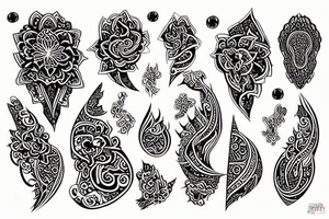tatoo ai designing itself fractal tattoo idea