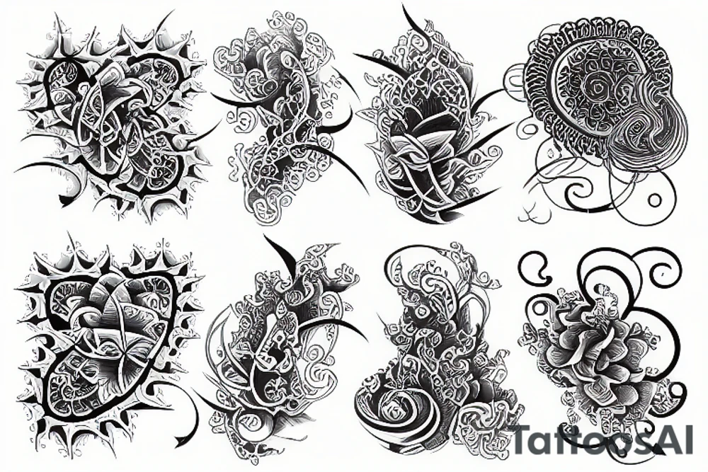 tatoo ai designing itself fractal tattoo idea