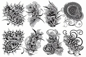 tatoo ai designing itself fractal tattoo idea