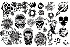 ai conquering the universe tattoo idea