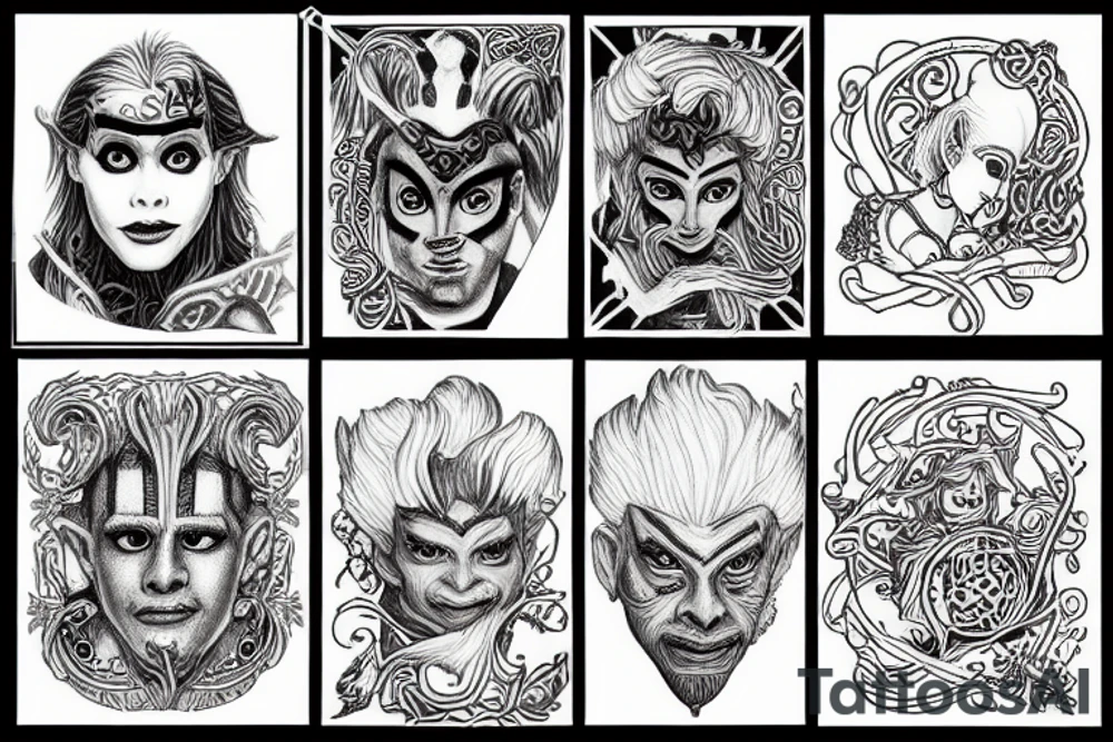 labyrinth gone sexual tattoo idea