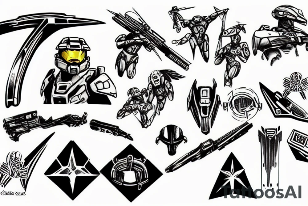halo 2 tattoo idea