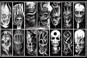 hr giger american horror story tattoo idea