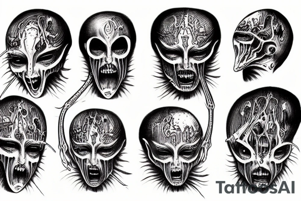 Junji Ito hr giger tattoo idea