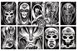 Junji Ito hr giger tattoo idea