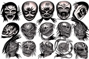 Junji Ito hr giger spider tattoo idea