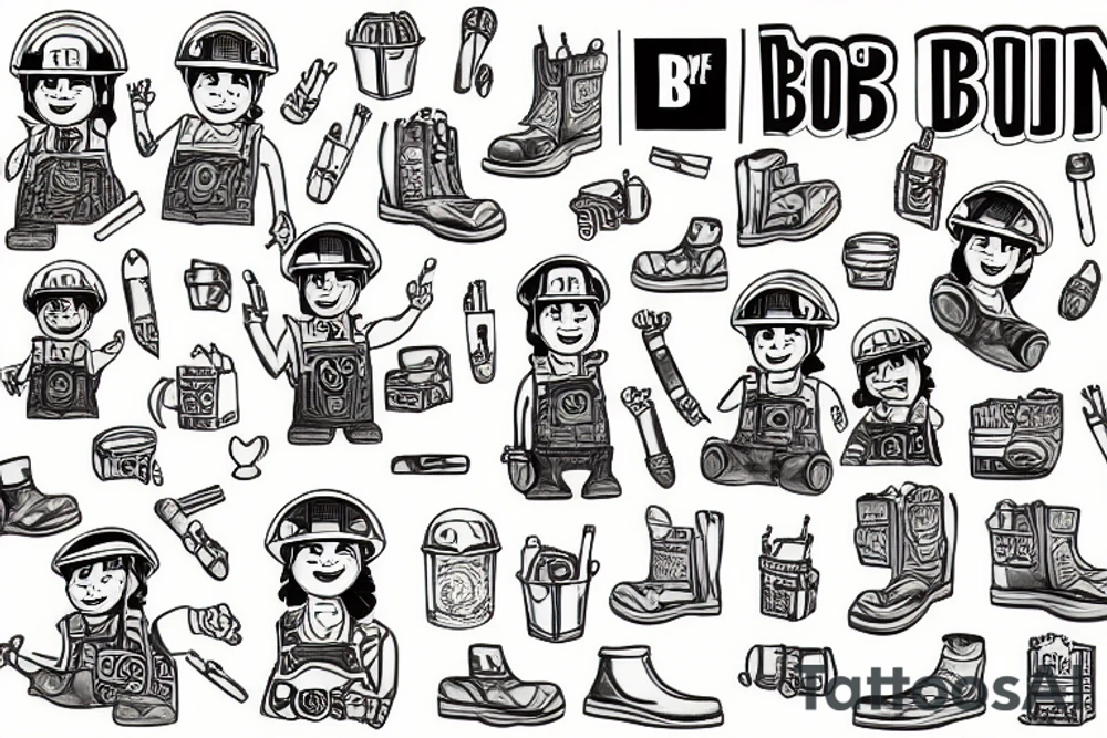 Bob the builder smoking tattoo idea