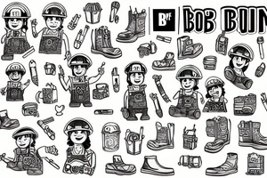 Bob the builder smoking tattoo idea