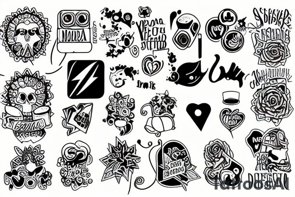 social media addict tattoo idea