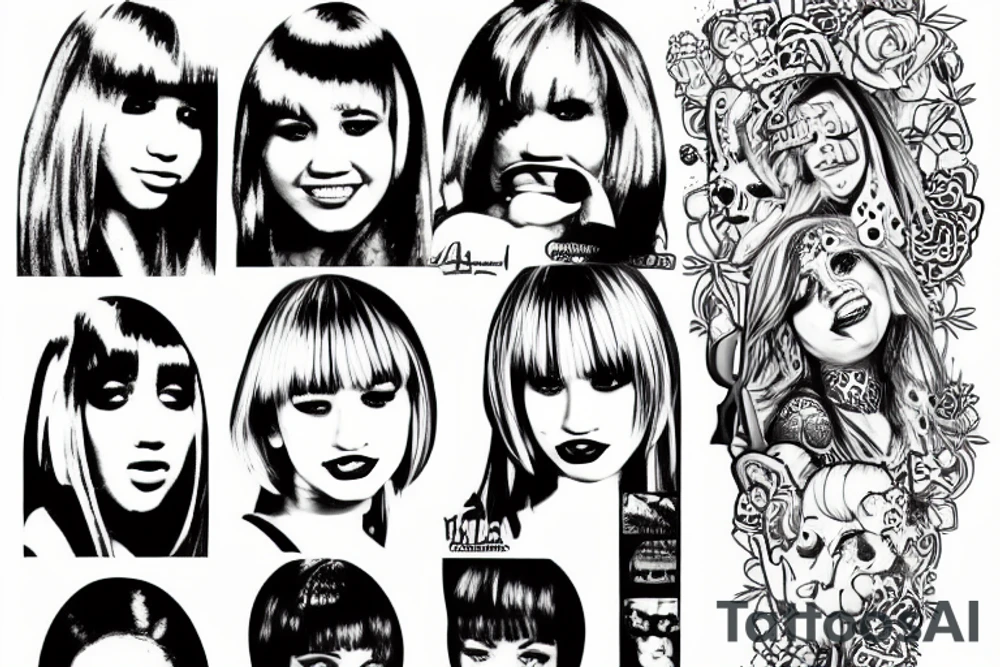 hannah montana terminator tattoo idea