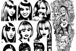 hannah montana terminator tattoo idea