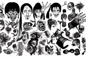 Dali Junji Ito tattoo idea