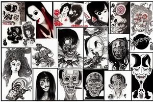 Dali Junji Ito tattoo idea