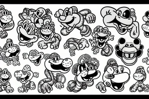 Big Yoshi tattoo idea