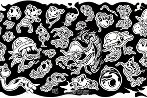 big yoshi tattoo idea