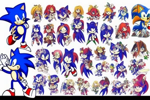 sonic anime girl tattoo idea