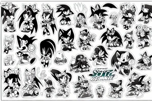 sonic anime girl tattoo idea