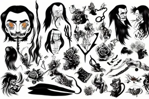 Dali Anime tattoo idea