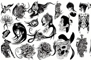 Dali Anime tattoo idea