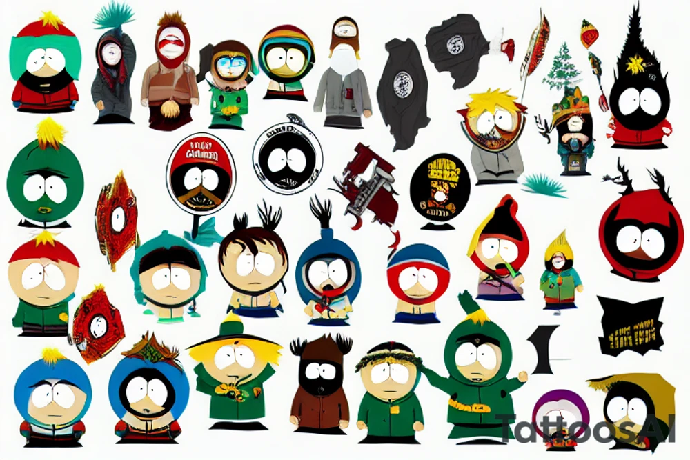 south park tattoo idea