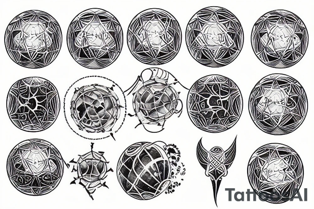 dyson sphere tattoo idea