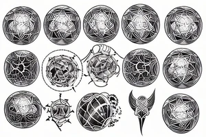 dyson sphere tattoo idea