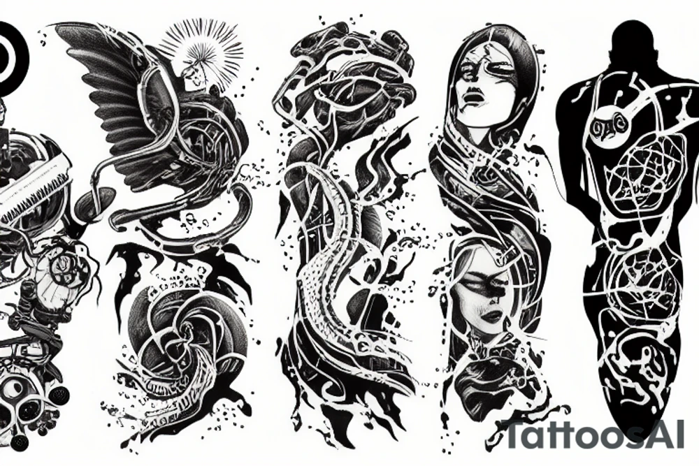 science fiction artists tattoo idea