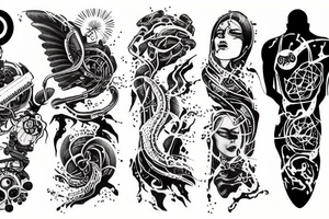 science fiction artists tattoo idea