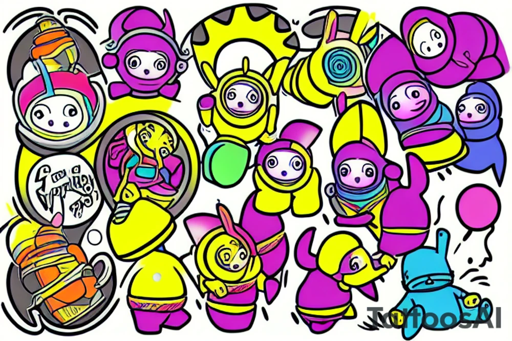 teletubbies tattoo idea