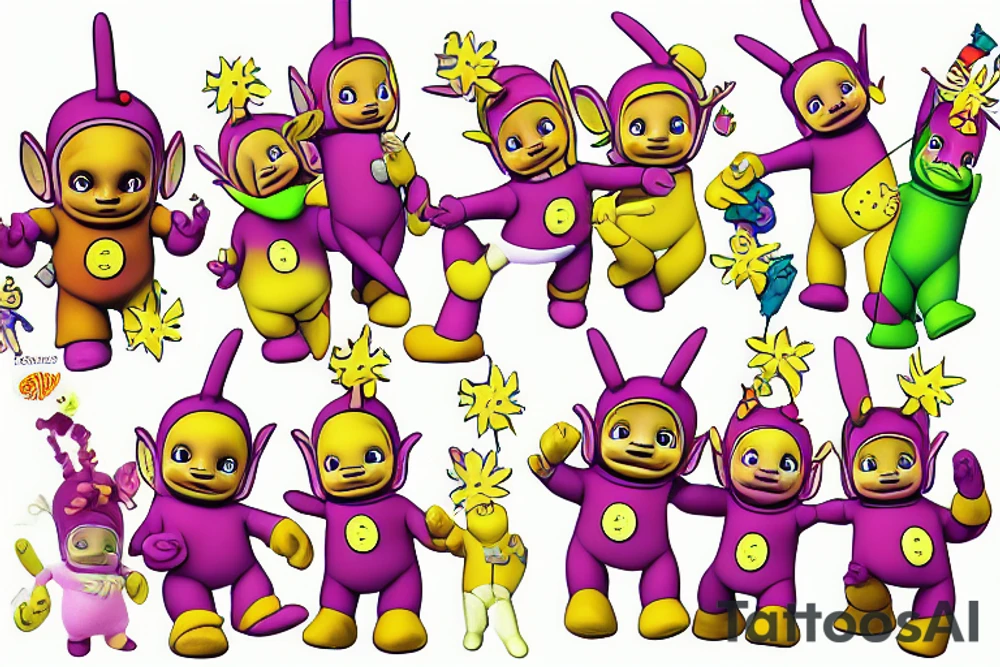 sexy teletubbies tattoo idea