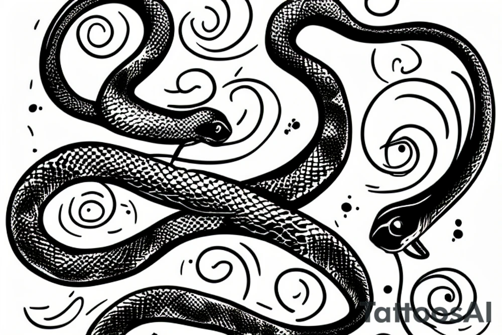 snake tattoo idea