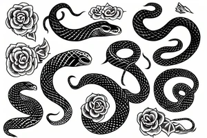snake tattoo idea