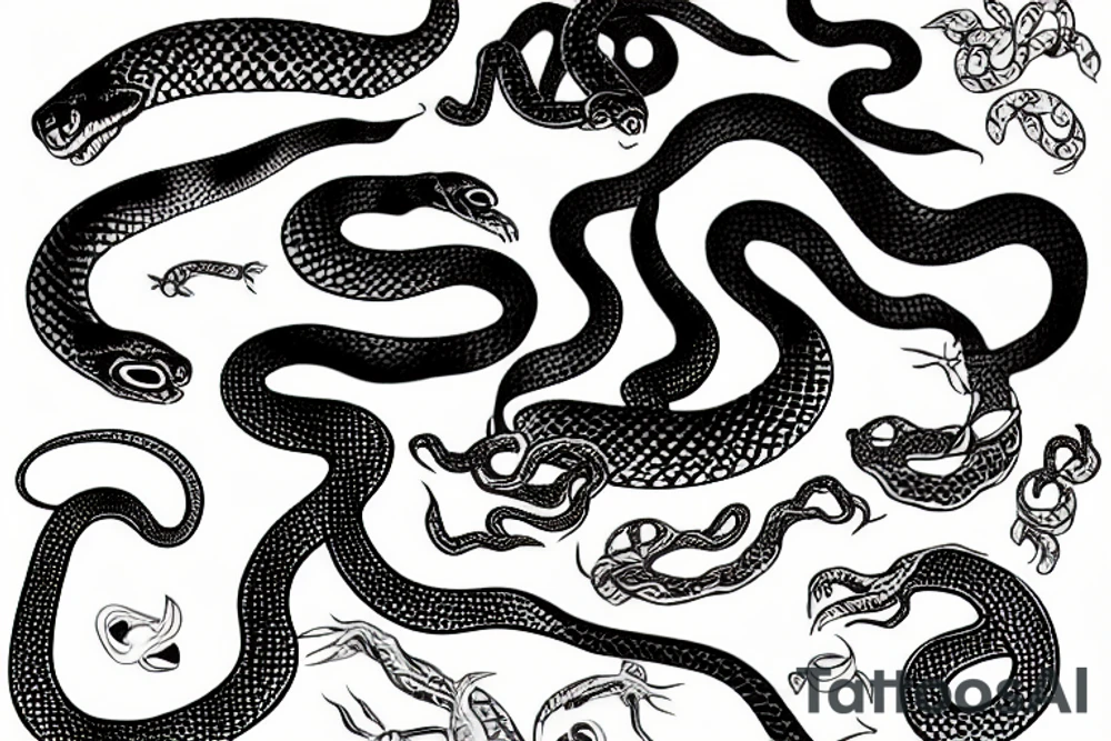 snake tattoo idea