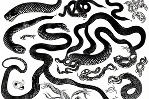 snake tattoo idea