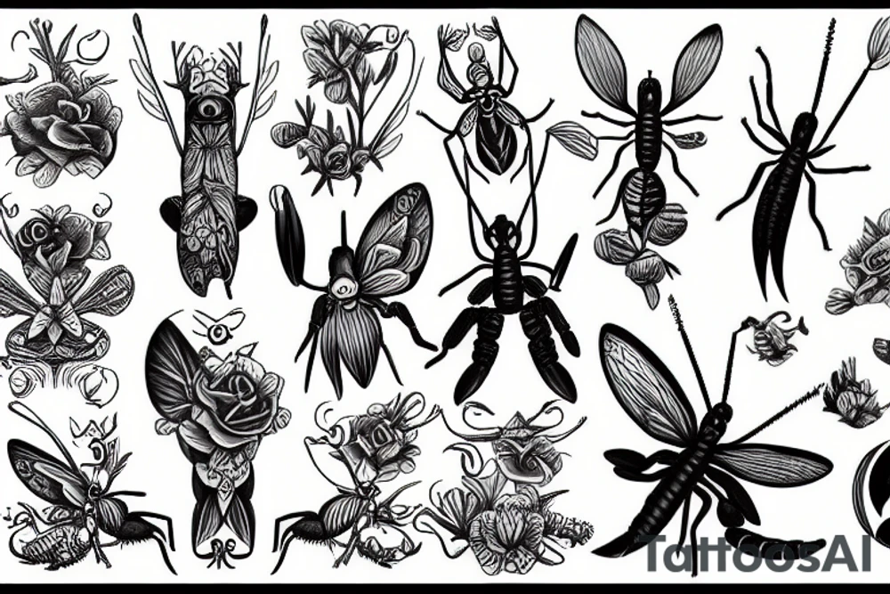 Mantis tattoo idea