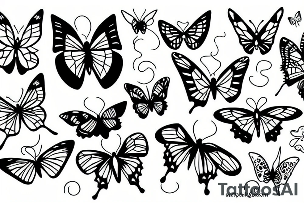 Butterfly tattoo idea
