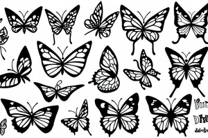 Butterfly tattoo idea
