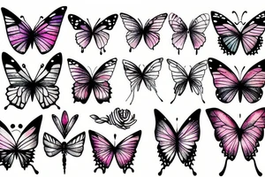 Butterfly tattoo idea
