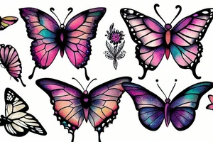 Butterfly tattoo idea