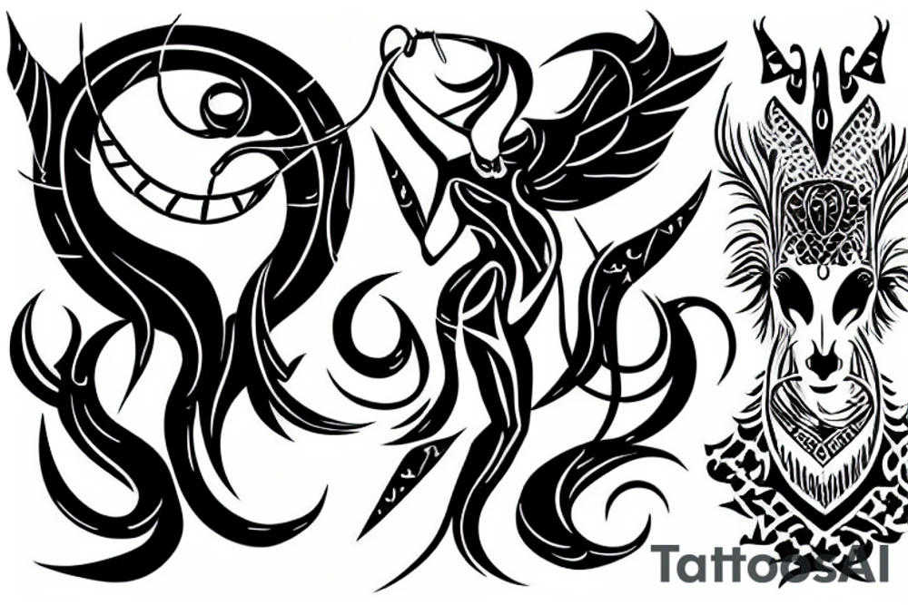 masculine Sagittarius tattoo idea