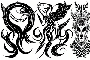 masculine Sagittarius tattoo idea