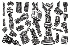 Thors Hammer tattoo idea