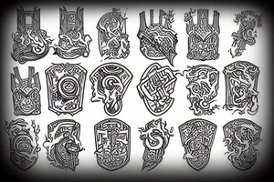 Thors Hammer tattoo idea