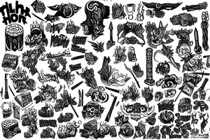Thors Hammer tattoo idea