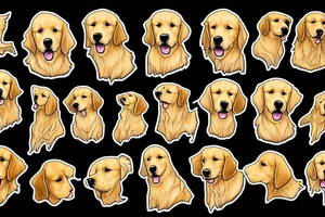Golden Retriever tattoo idea