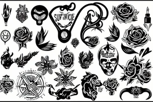 Suffocating tattoo idea